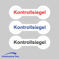 Preview: SECURITY WHITE PE - Sicherheitsetiketten "Kontrollsiegel" auf Rolle - 60 x 20 mm - 1000 Stück